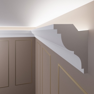 Stuckleiste für indirekte Beleuchtung LED Deckenleisten OL-22 90x120 mm